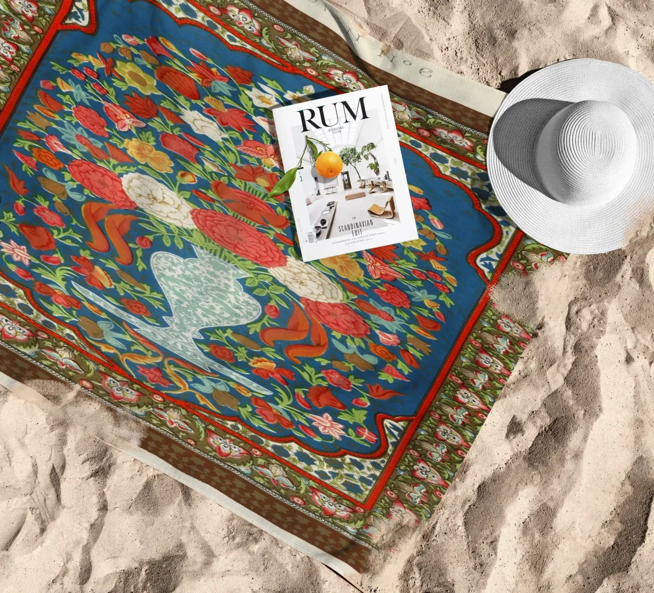 Vintage pattern telo mare da vintageshop