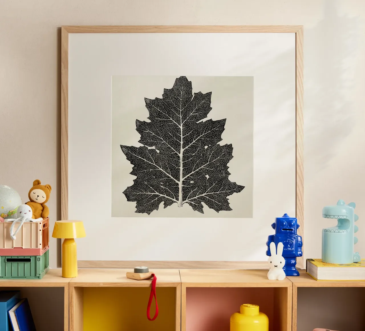 Vintage leaf poster da vintageshop
