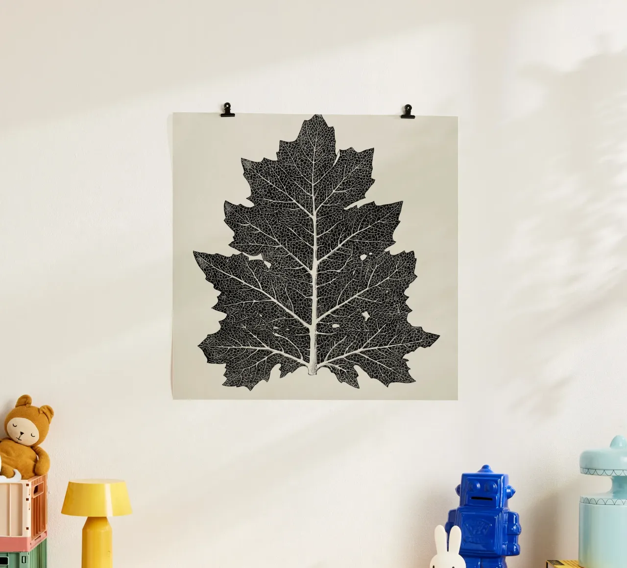 Vintage leaf poster da vintageshop