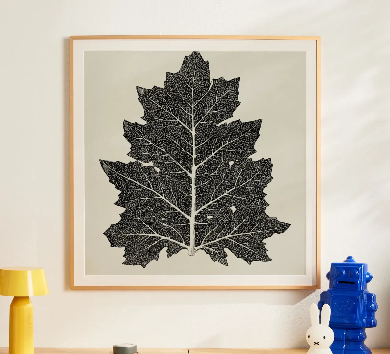 Vintage leaf poster da vintageshop