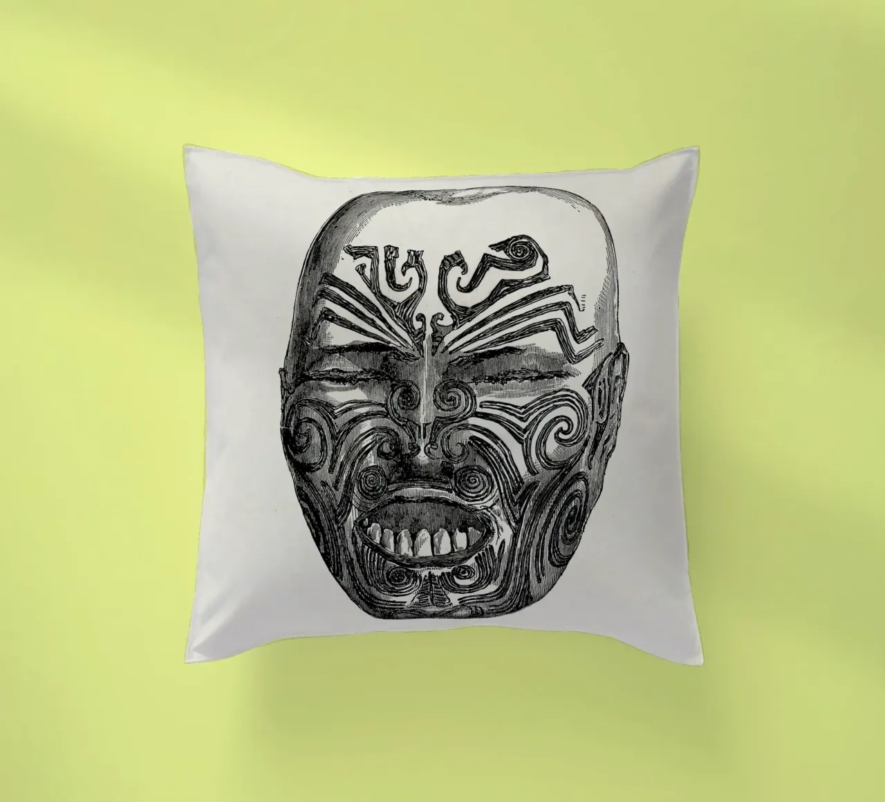Ancient face cuscino da vintageshop