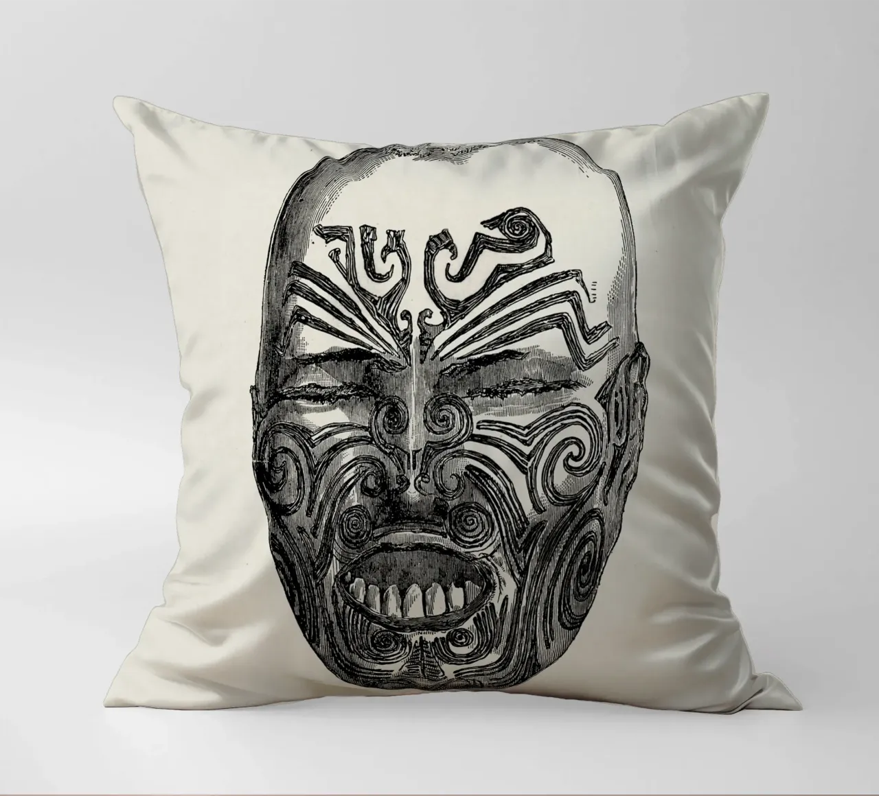 Ancient face cuscino da vintageshop