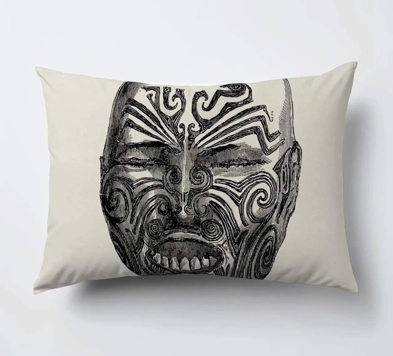 Ancient face cuscino da vintageshop