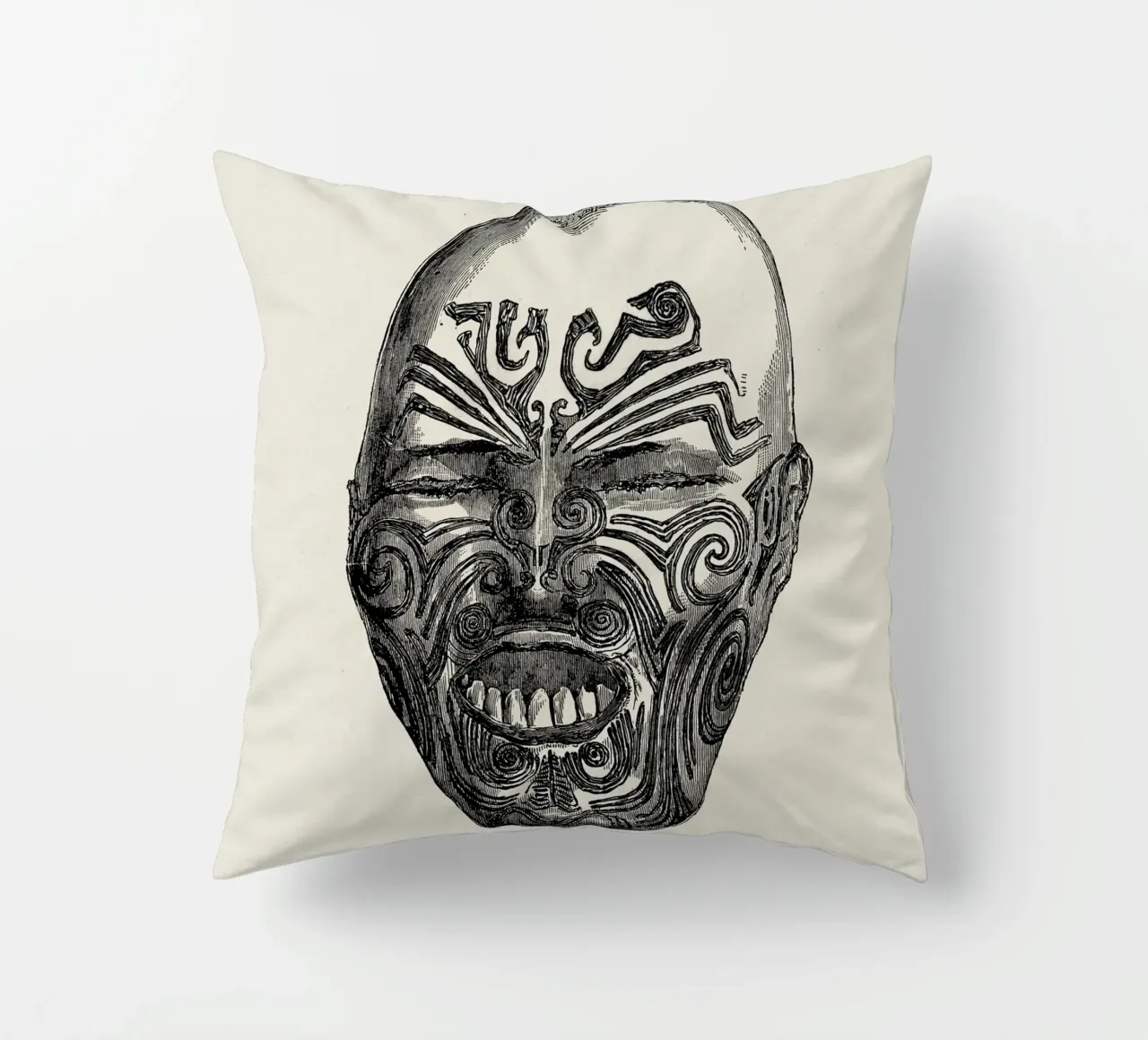 Ancient face cuscino da vintageshop