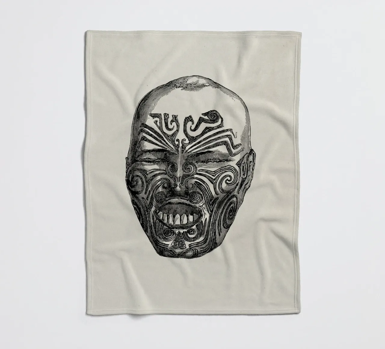 Ancient face coperta in pile da vintageshop