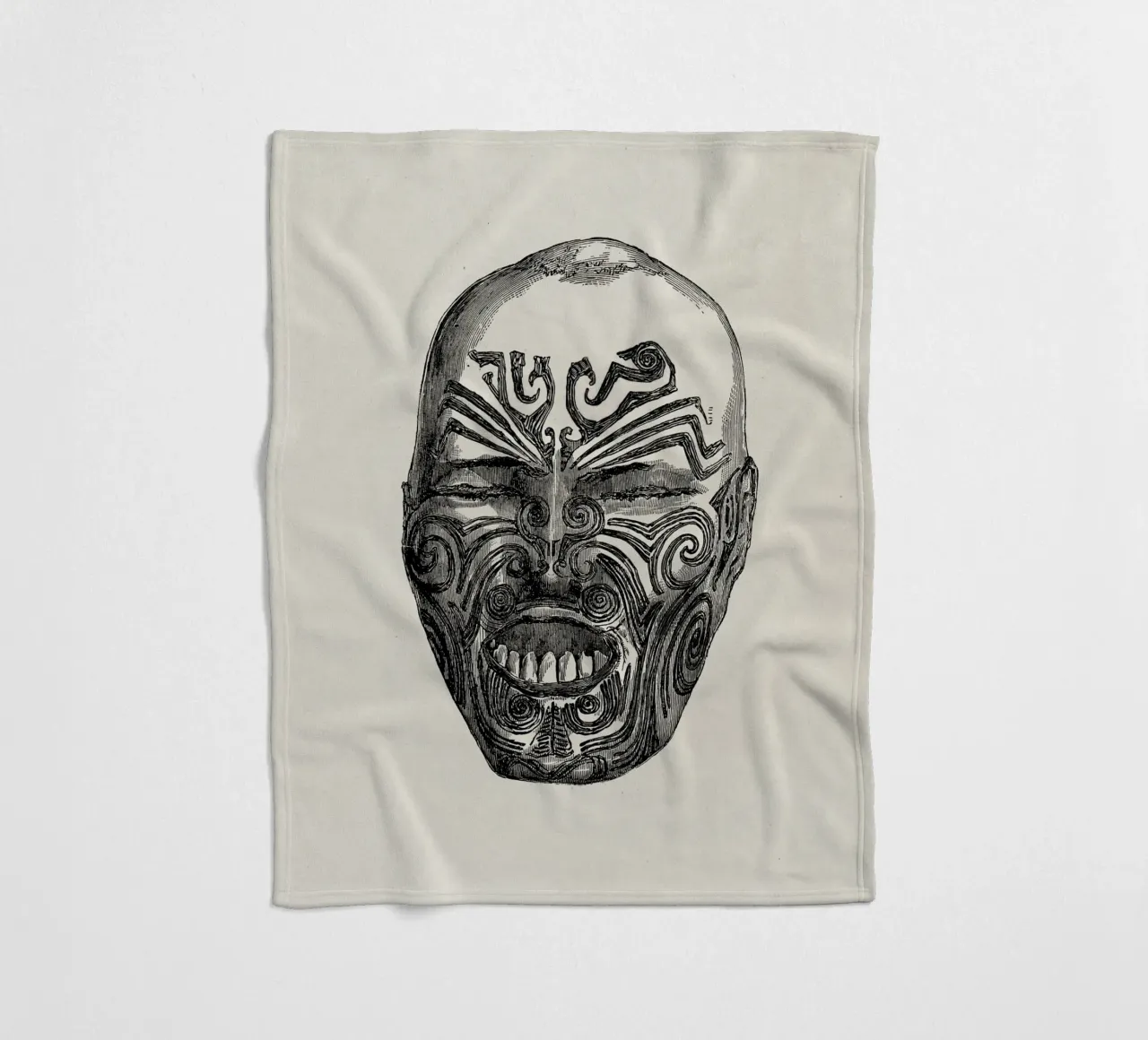 Ancient face coperta in pile da vintageshop