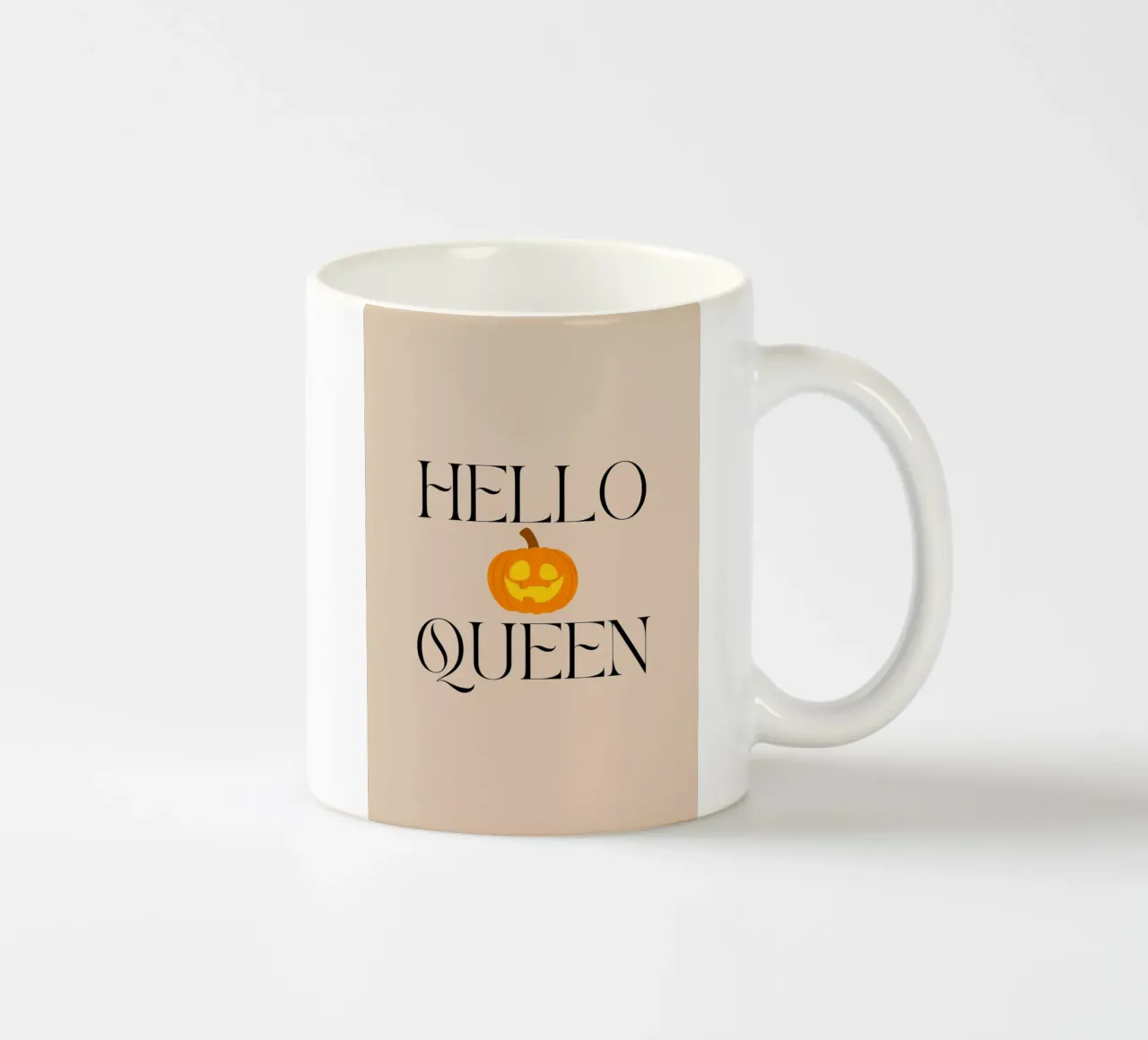 Halloween | Helloqueen | Print |  Pumpkin tazza in ceramica da PrintCessStudio