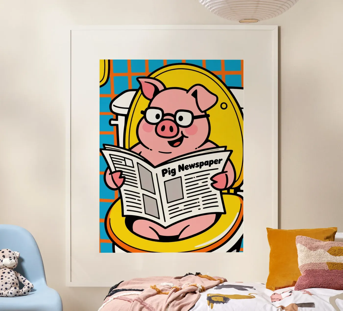 Varkenskrant poster van knowledge