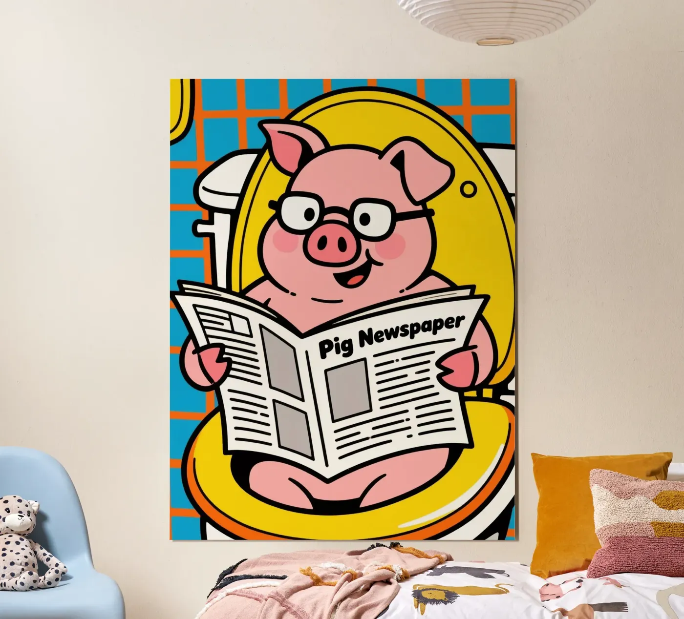 Varkenskrant poster van knowledge
