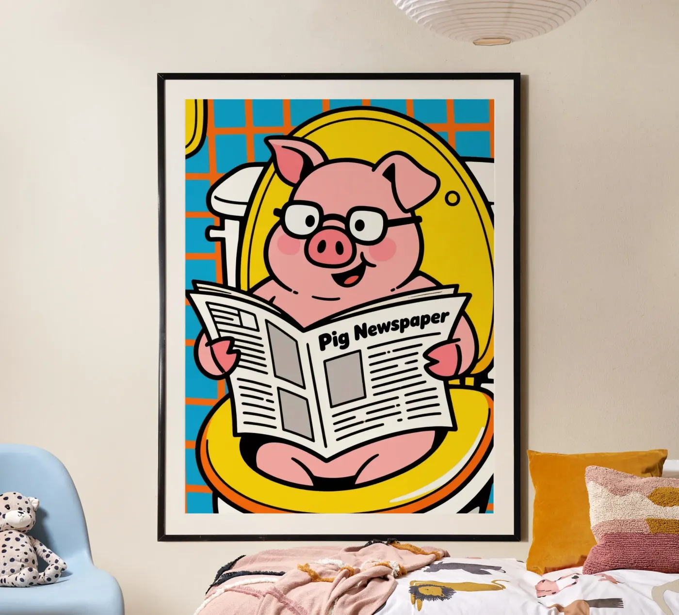 Varkenskrant poster van knowledge