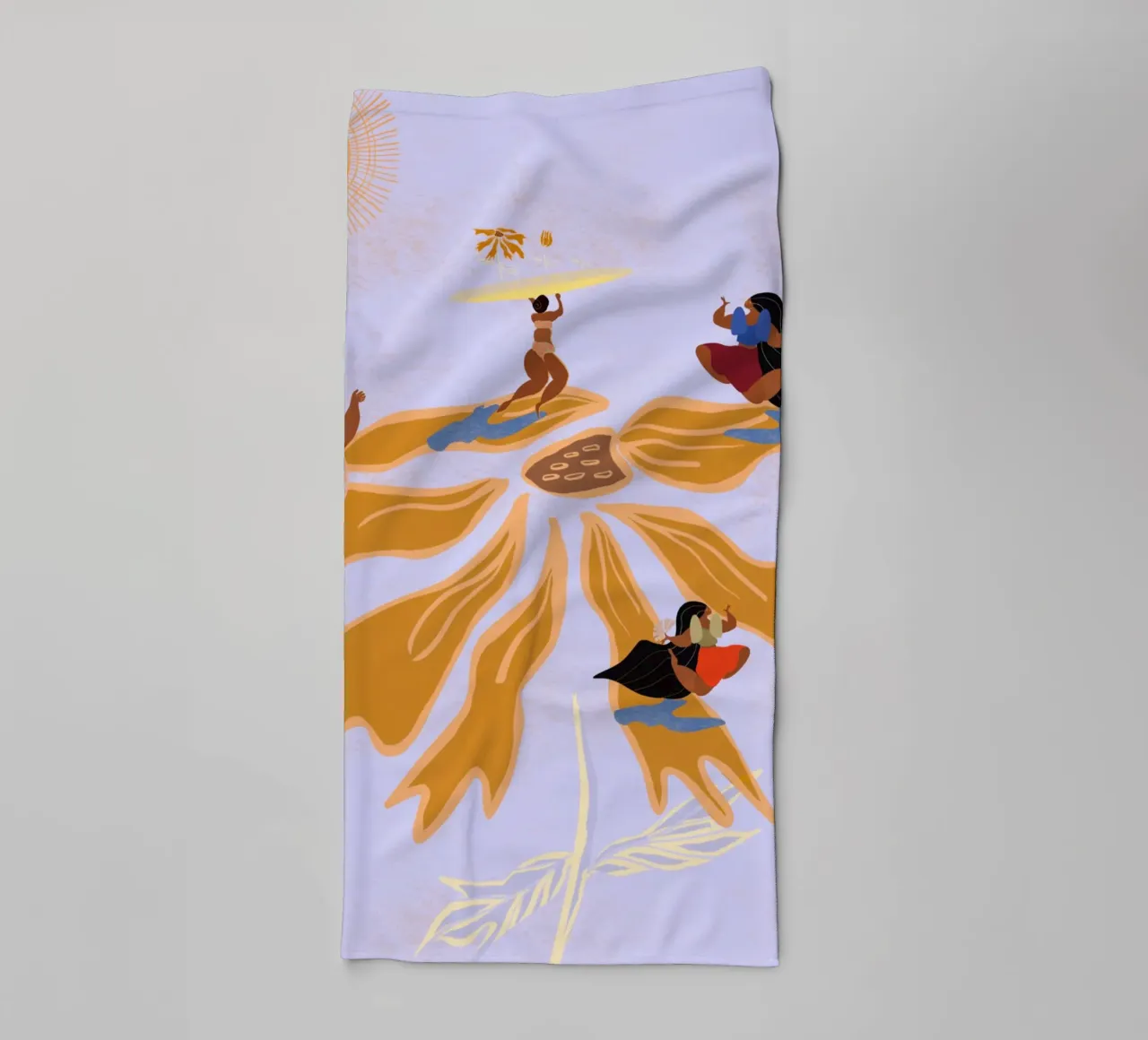 We All Dance to Our Own Rhythm towel by Inha Arceo Arts