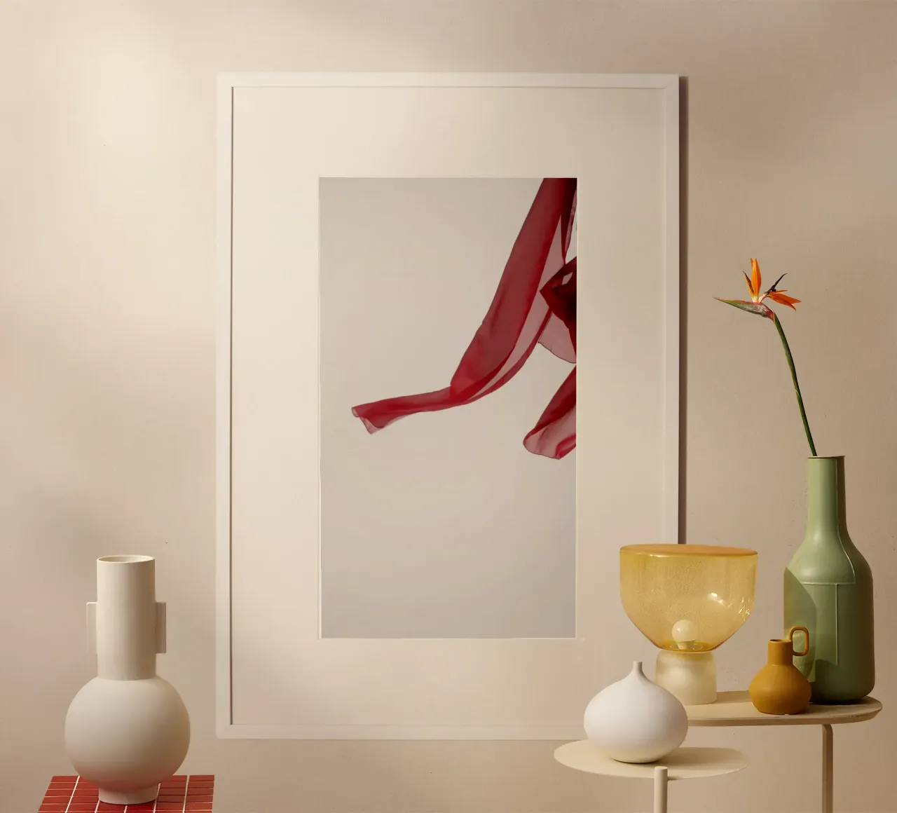 Flying chiffon poster da riedelphotoart