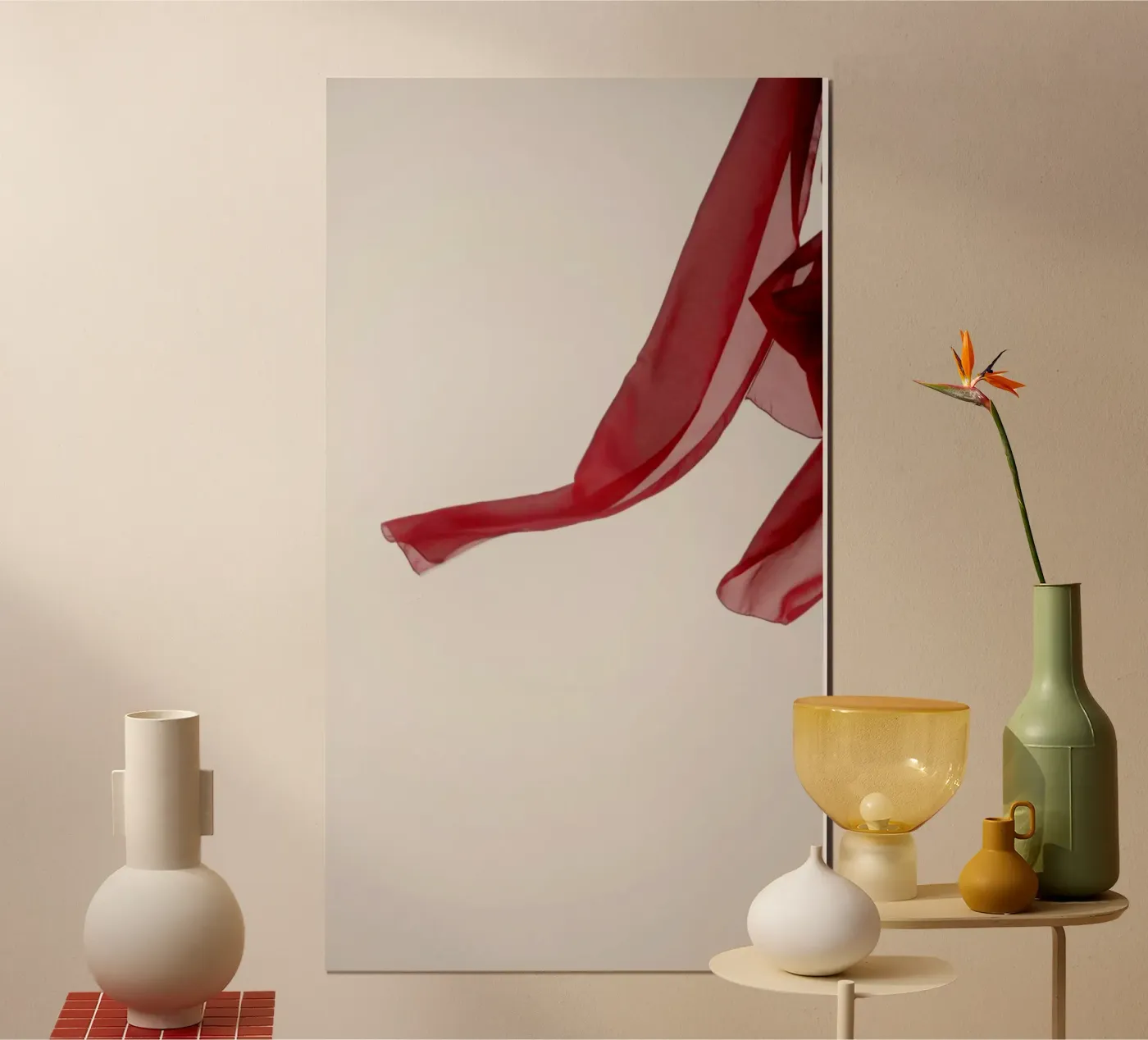 Flying chiffon poster da riedelphotoart