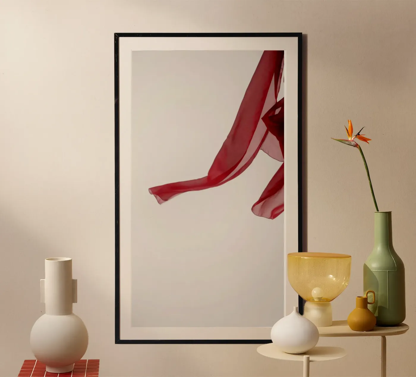 Flying chiffon poster da riedelphotoart