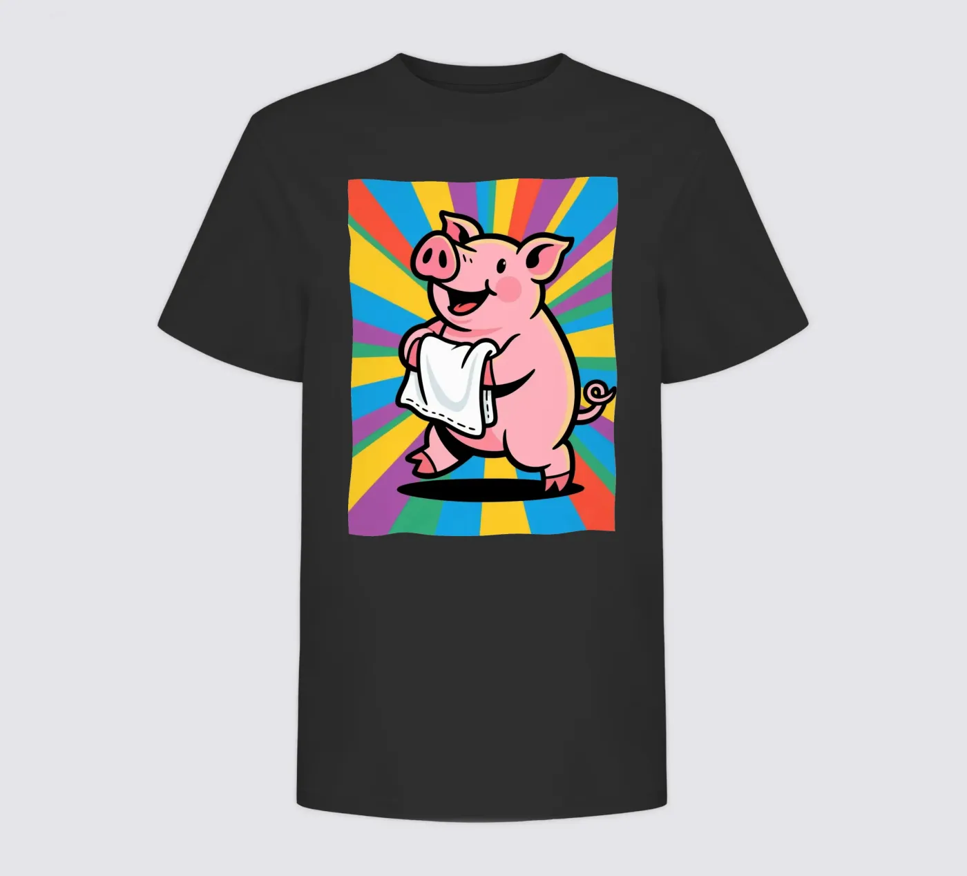 Maiale t-shirt bambini da knowledge
