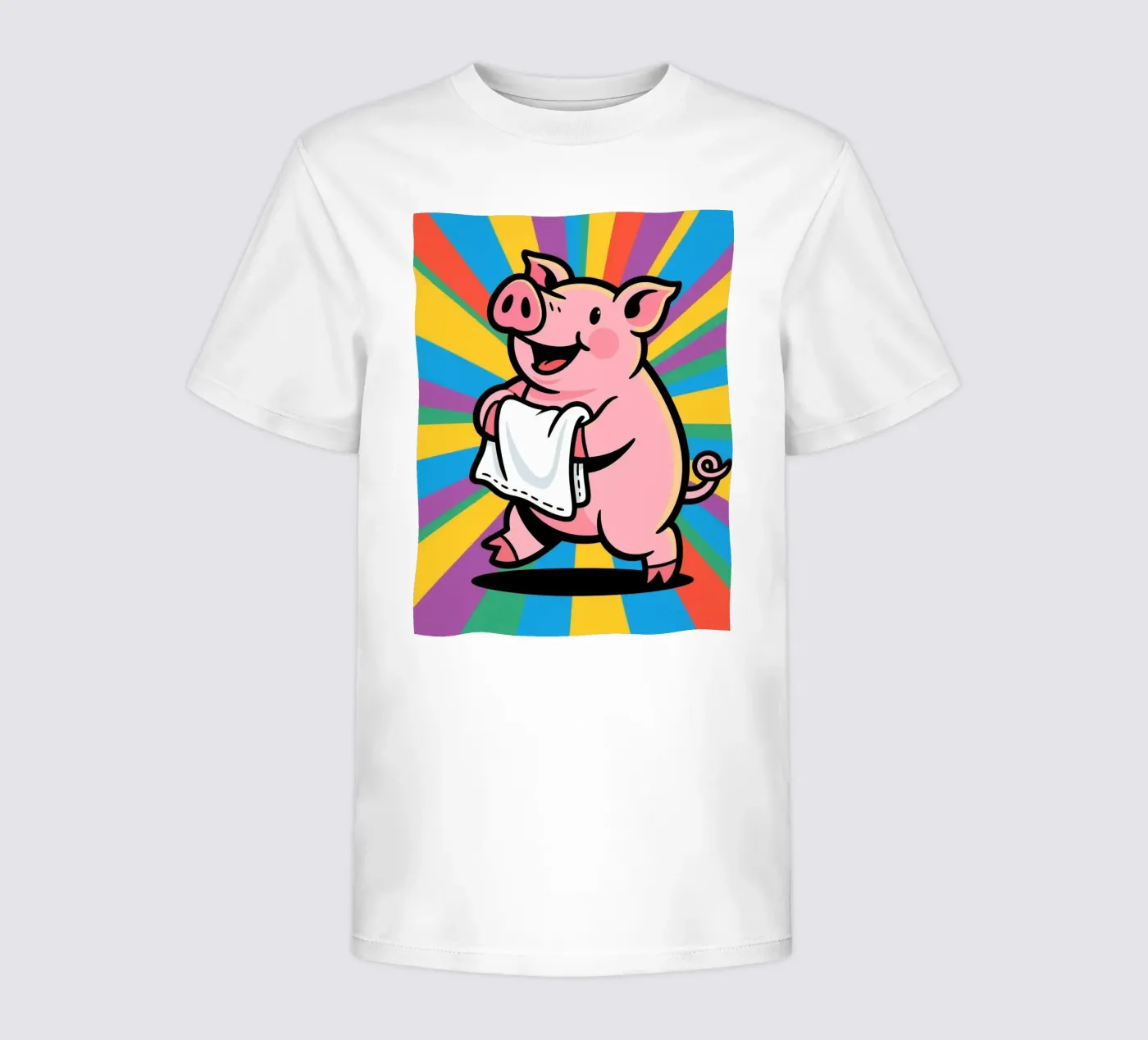 Maiale t-shirt bambini da knowledge