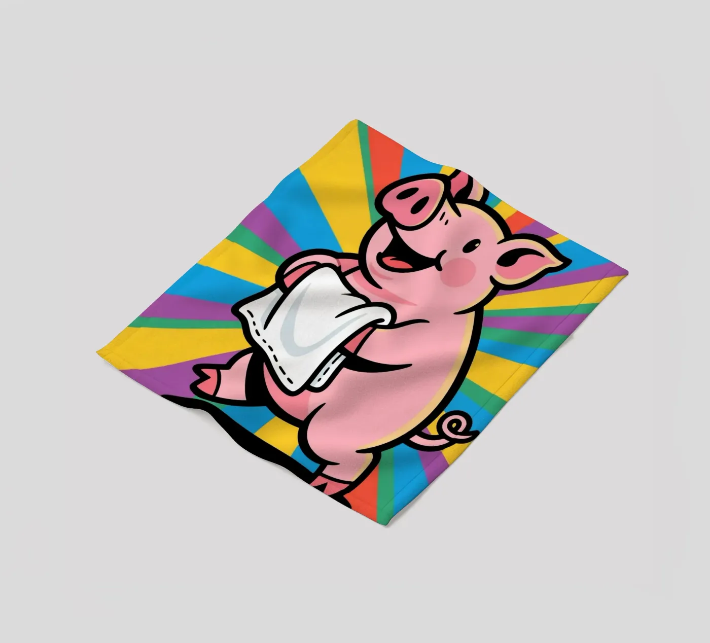Schweinchen Fleecedecke von knowledge