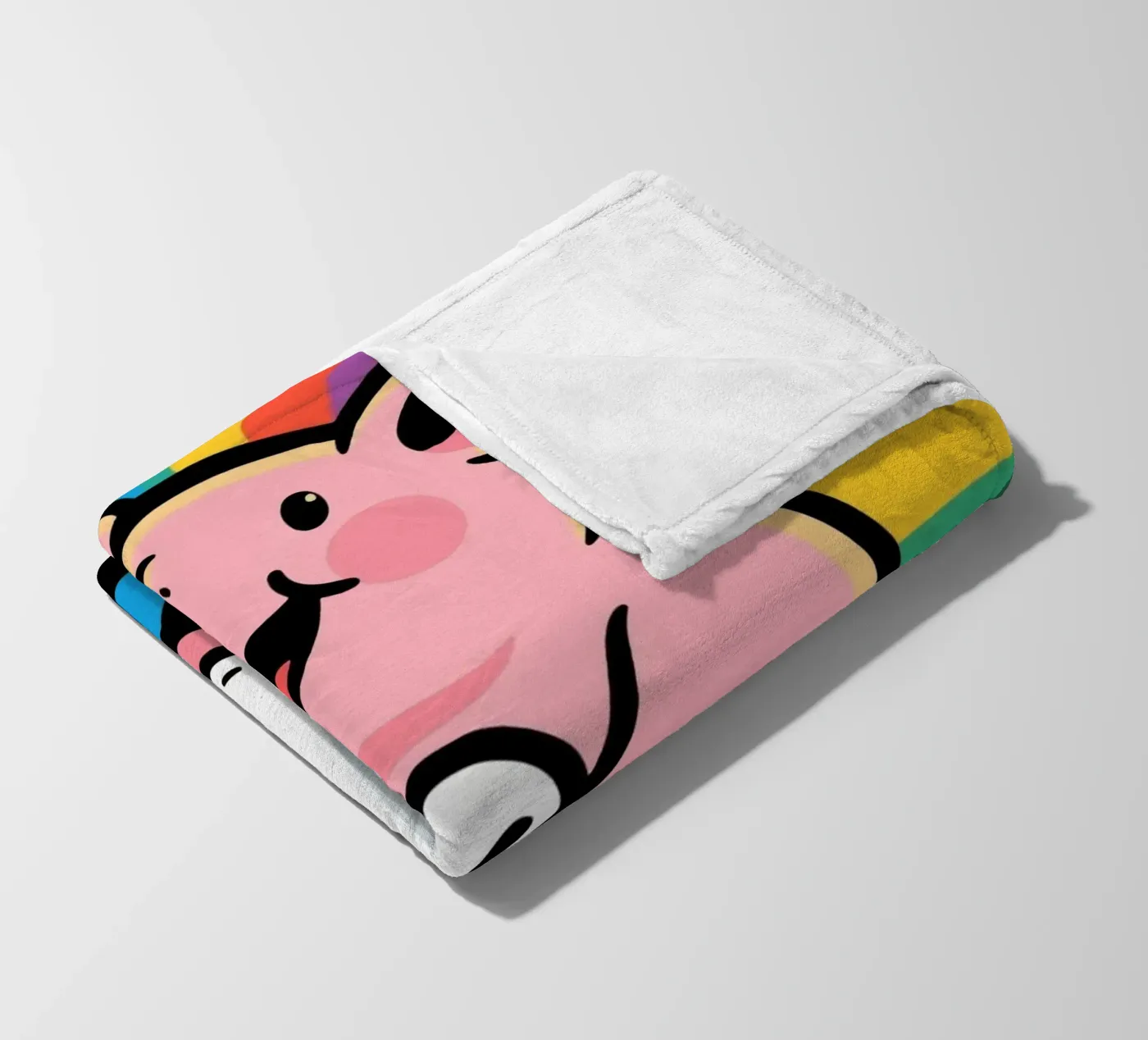 Schweinchen Fleecedecke von knowledge