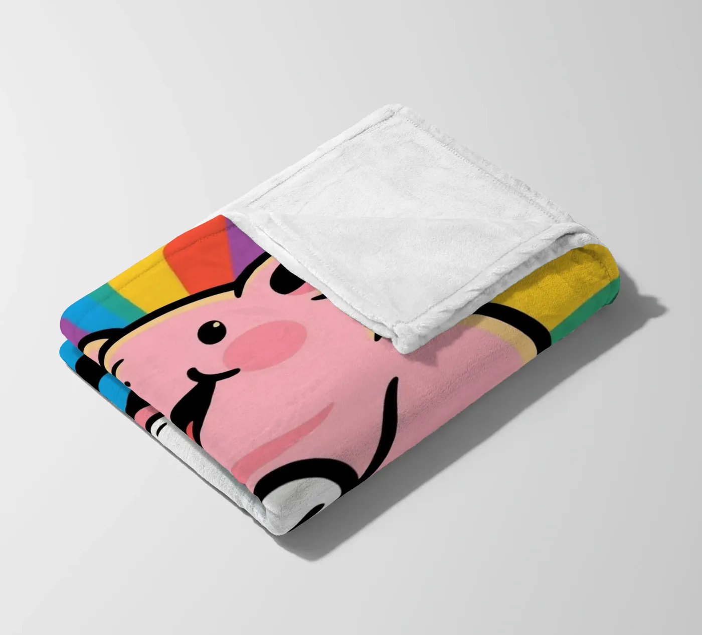 Schweinchen Fleecedecke von knowledge