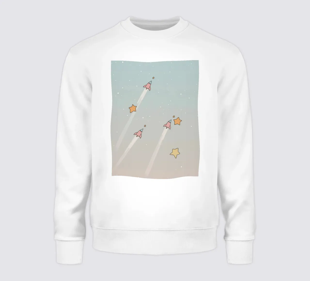 Razzi e stelle nello spazio felpa da DesignDoodle