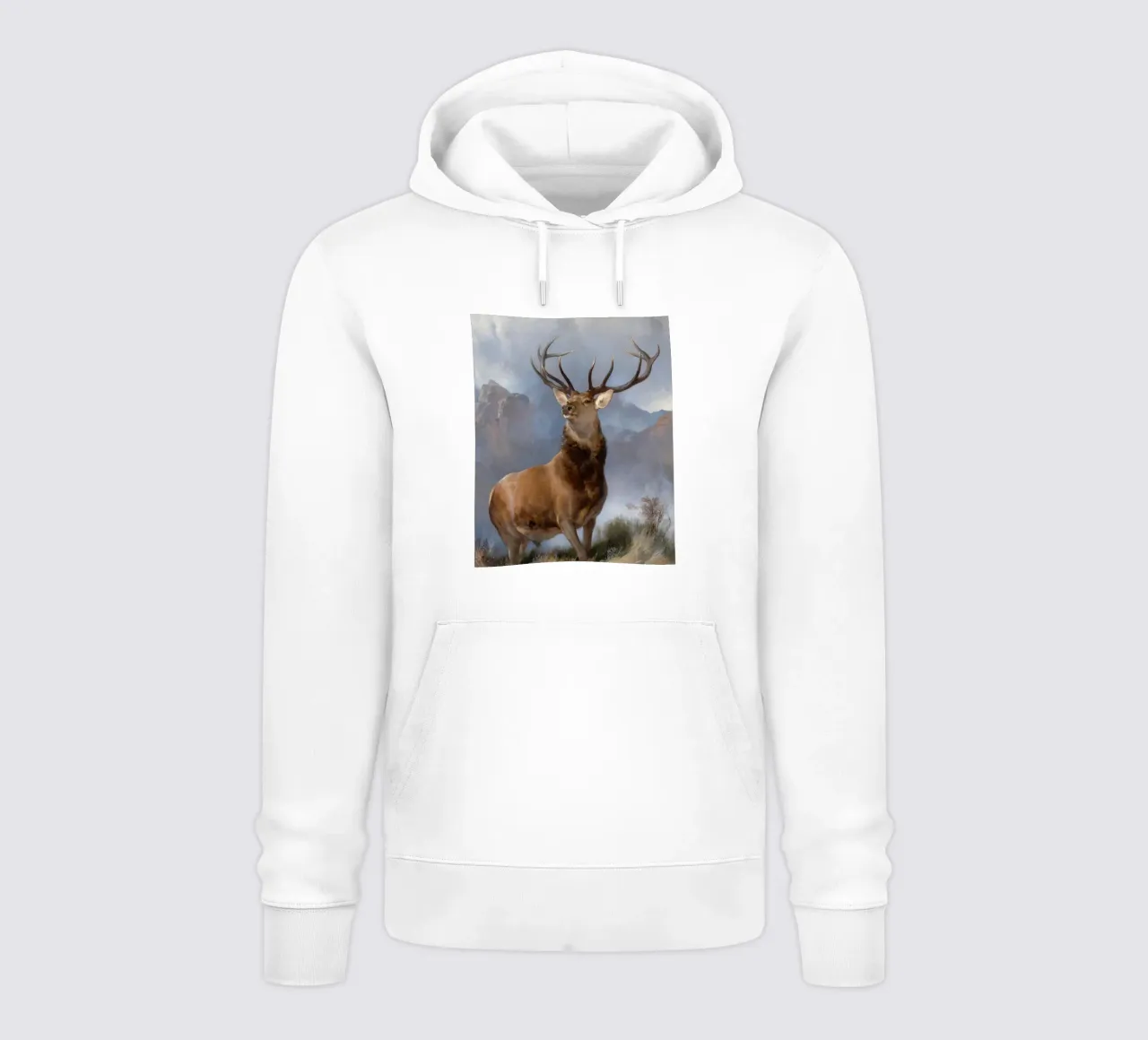 Red Deer, The Monarch of the Glen felpa con cappuccio da apoloprints