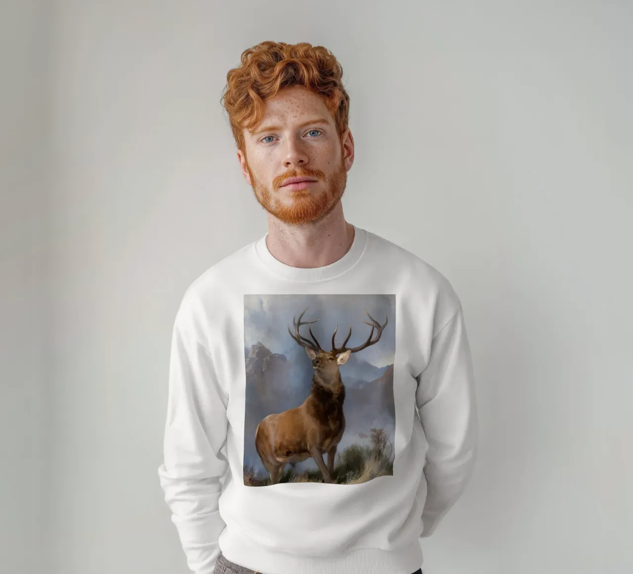 Red Deer, The Monarch of the Glen felpa da apoloprints