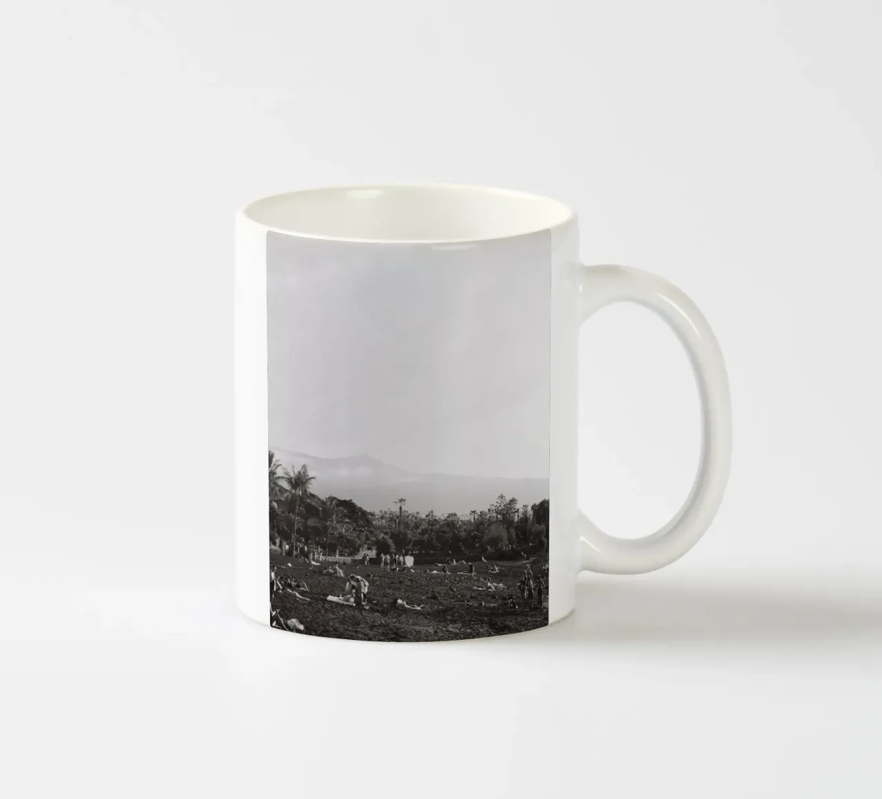 Spiaggia nera tazza in ceramica da Mane