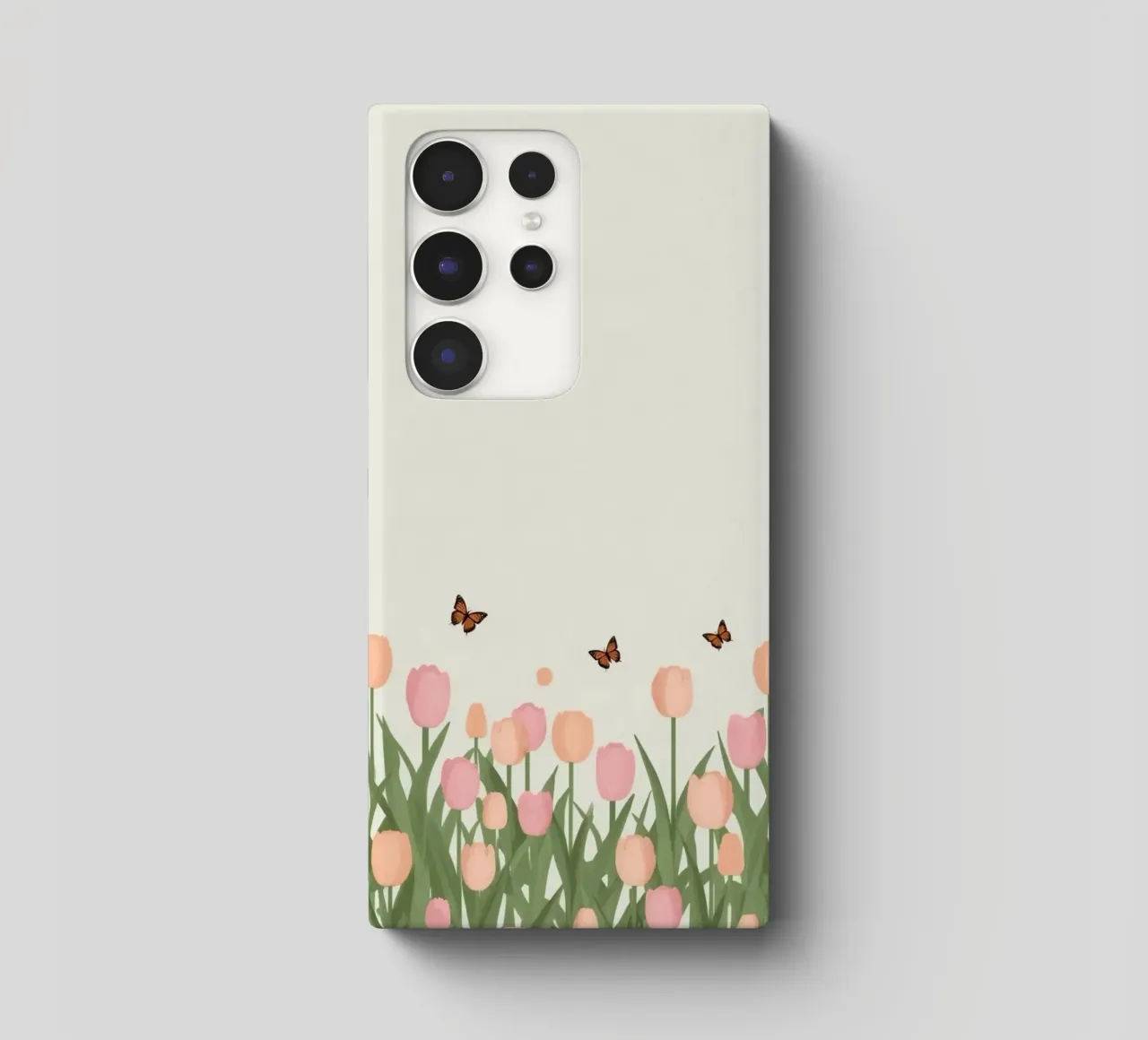 Tulipani e farfalle in pace cover samsung da DesignDoodle