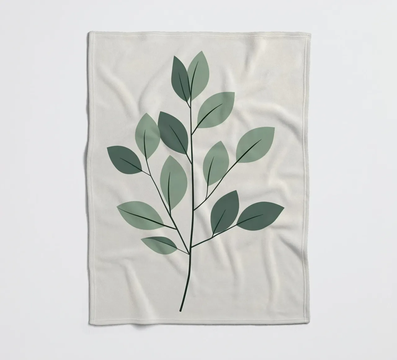 Eucalyptus Branch coperta in pile da Botanical Gallery