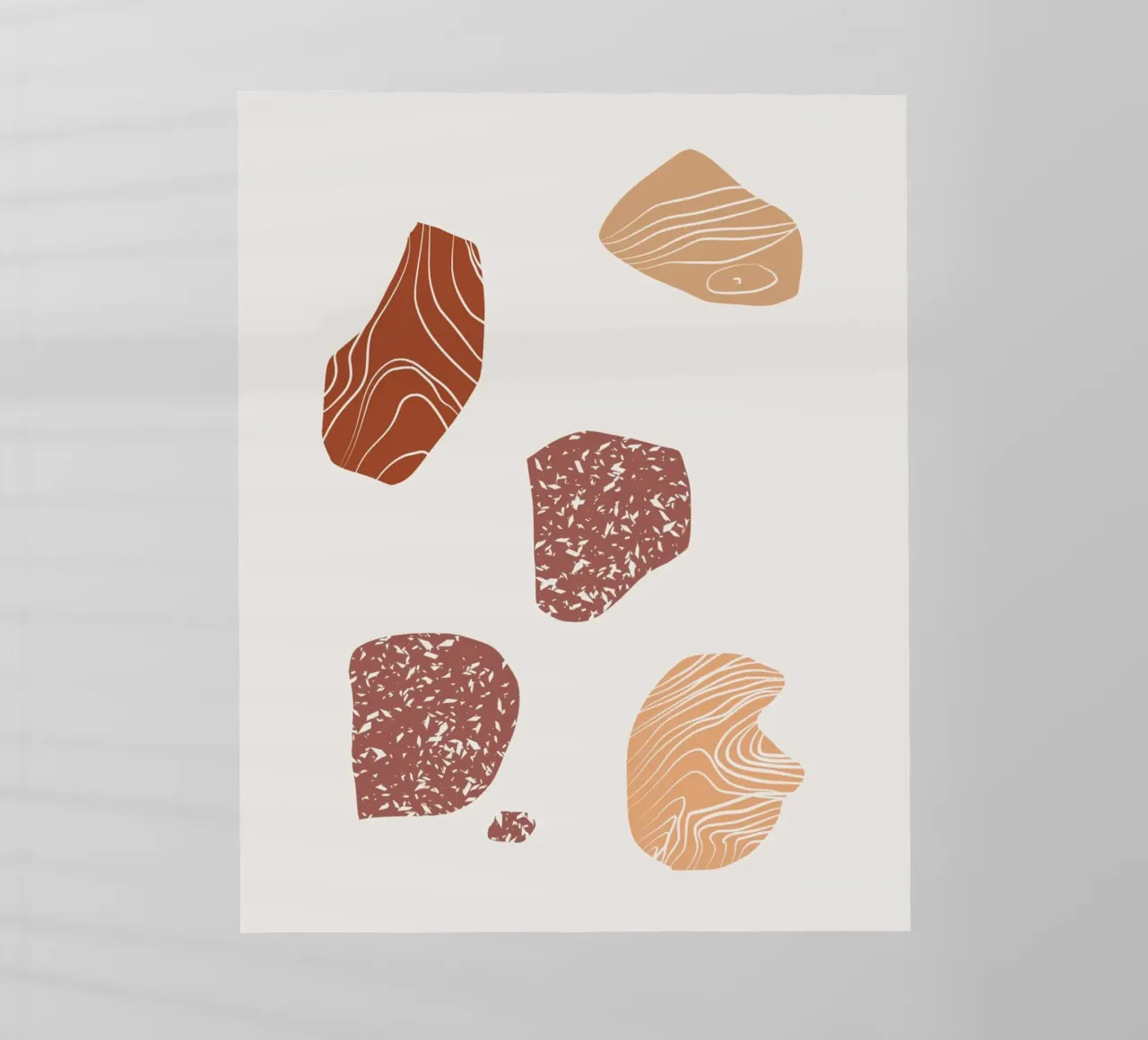 Composizione del ciottolo pellicola backlit da Little Dean