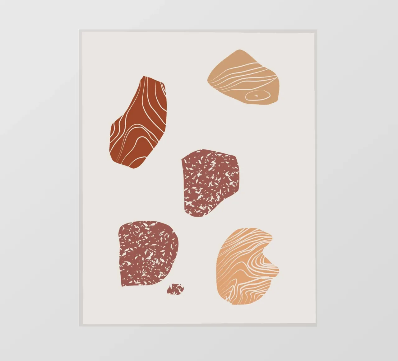 Composizione del ciottolo pellicola backlit da Little Dean