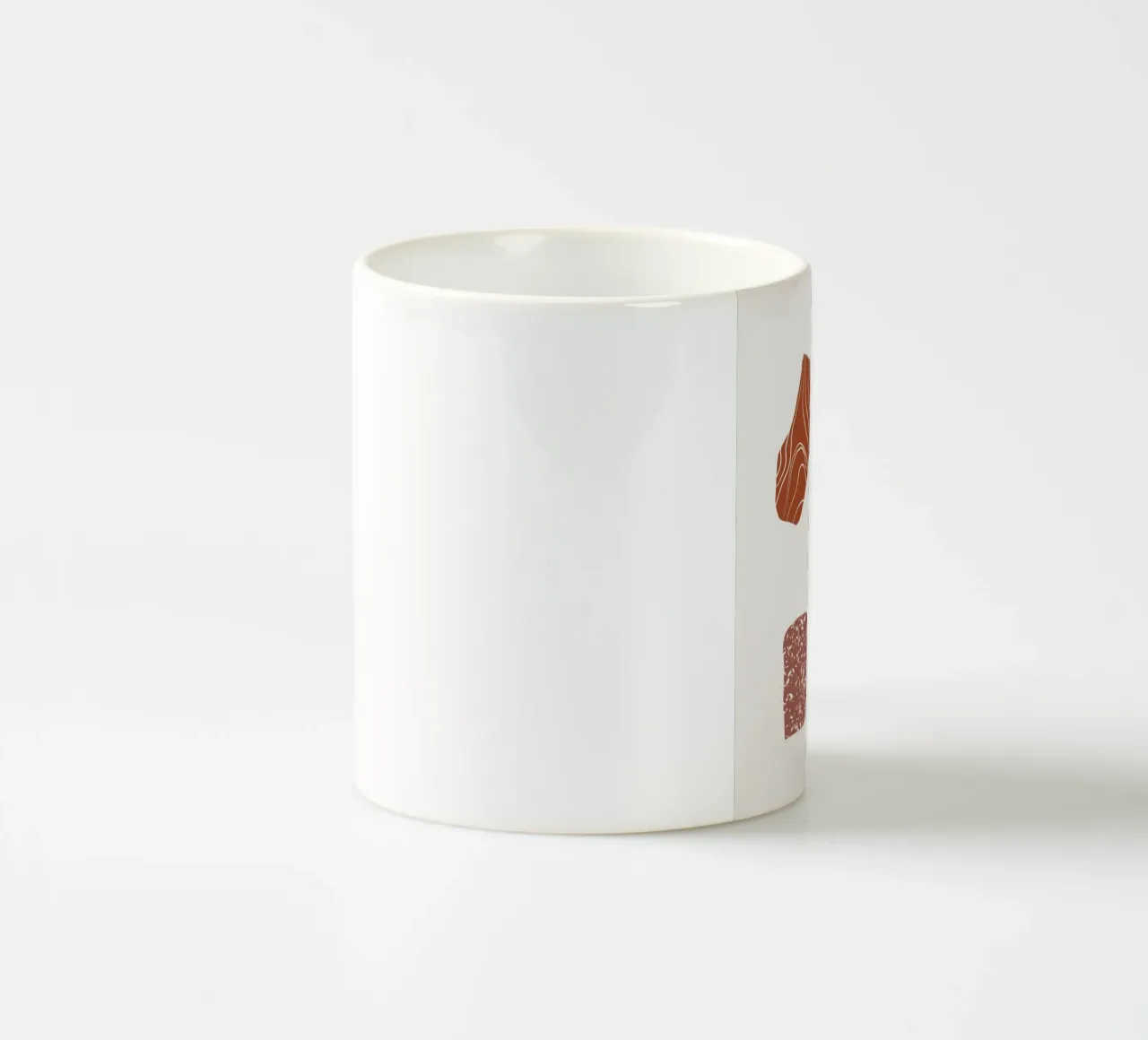 Pebble composition ceramic mug by Little Dean