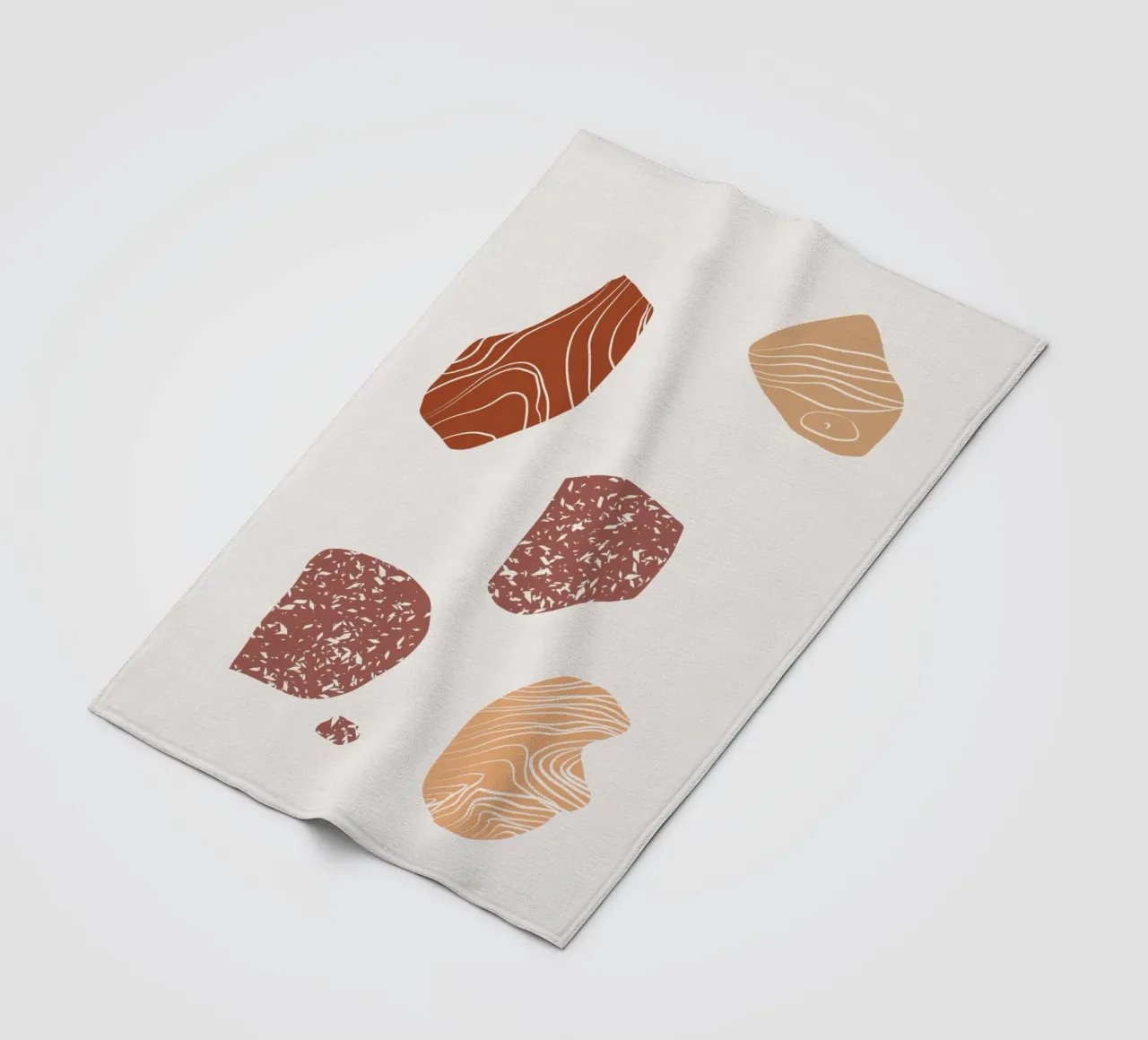 Pebble composition Fleecedecke von Little Dean