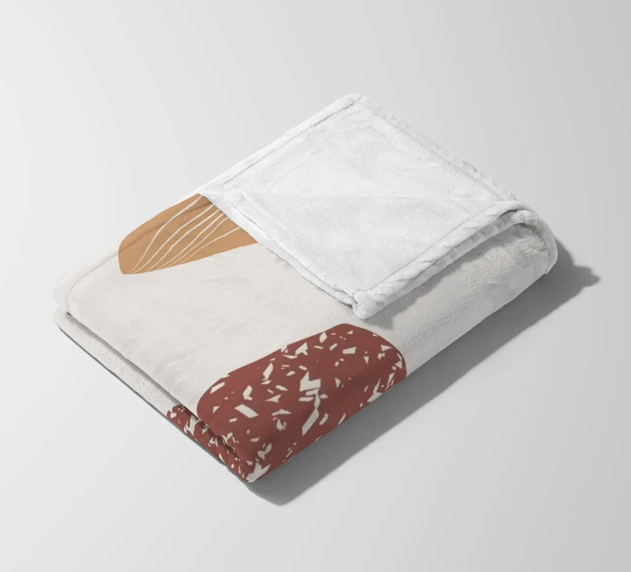 Pebble composition Fleecedecke von Little Dean