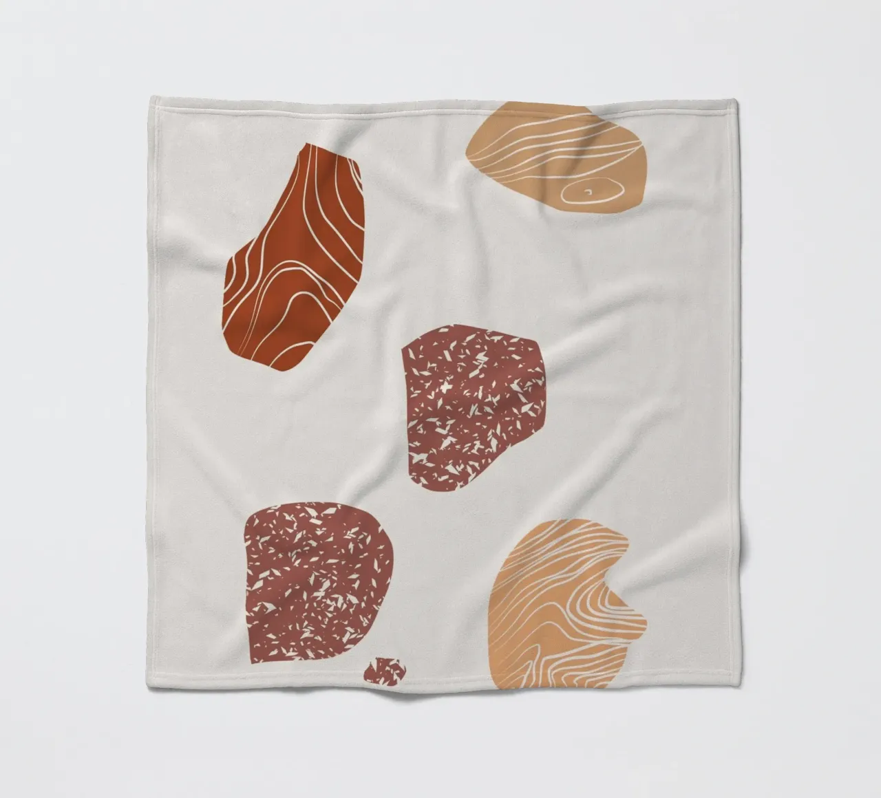 Pebble composition Fleecedecke von Little Dean