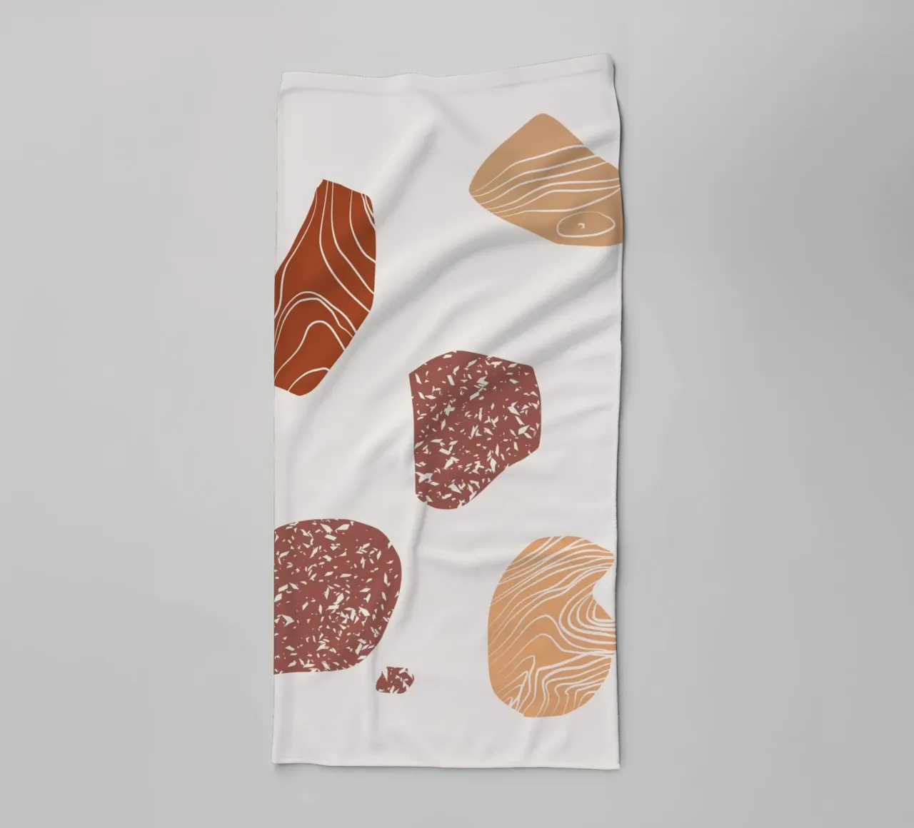 Pebble composition towel by Little Dean