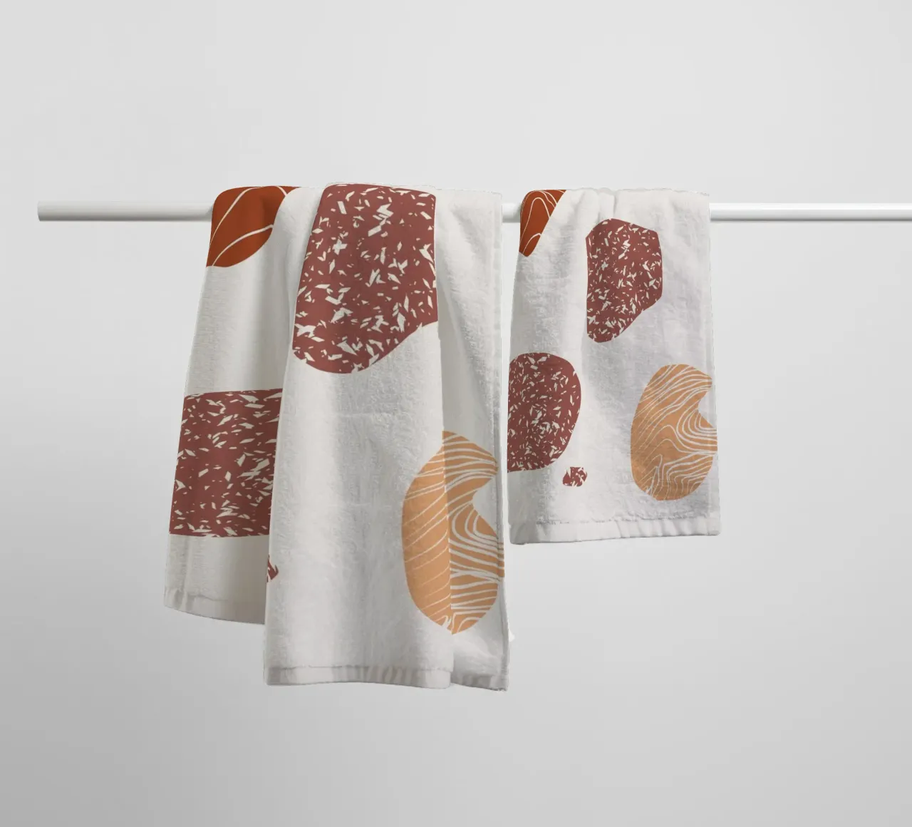 Pebble composition towel by Little Dean