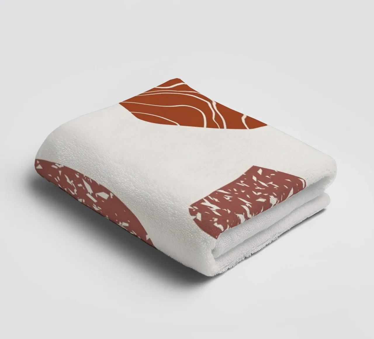Pebble composition towel by Little Dean