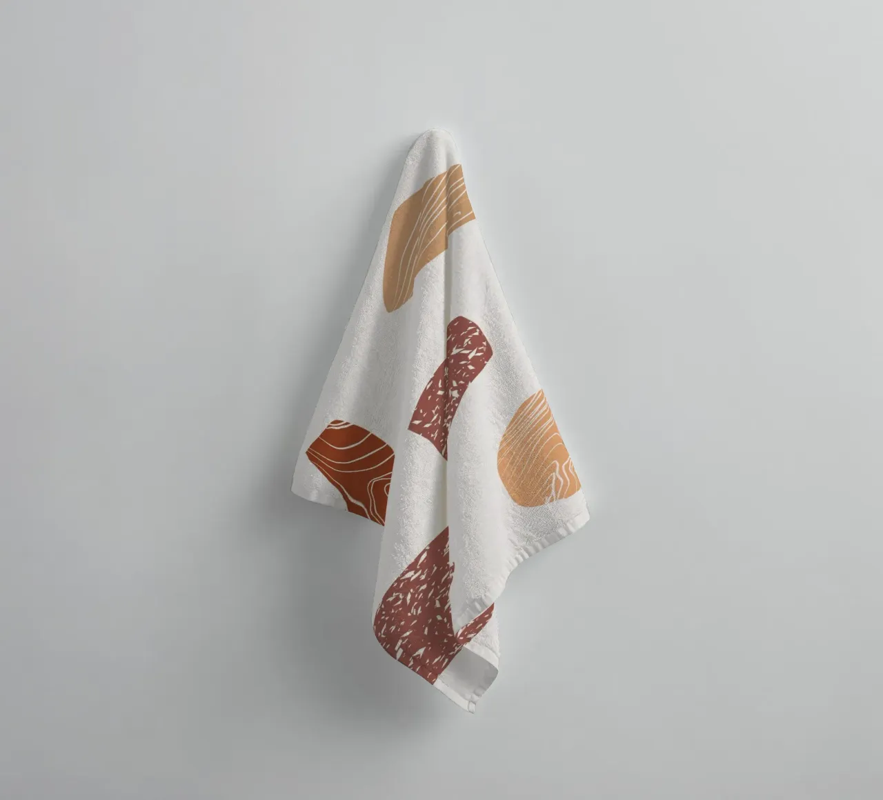 Pebble composition towel by Little Dean