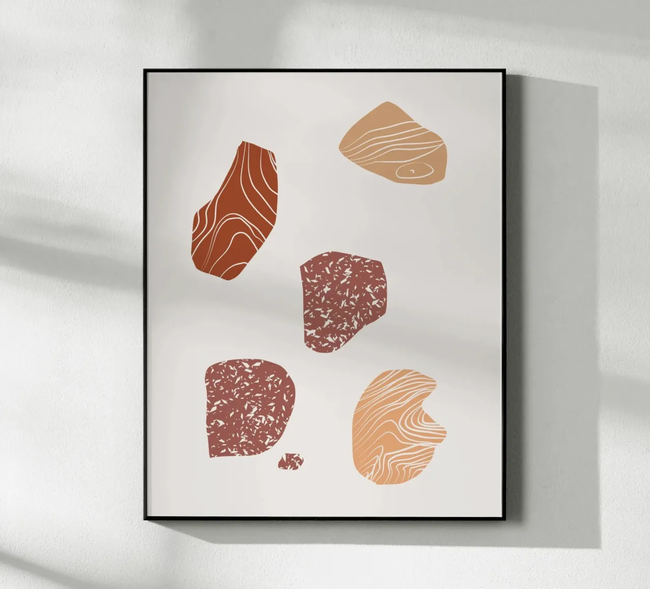 Pebble composition plexiglass da Little Dean