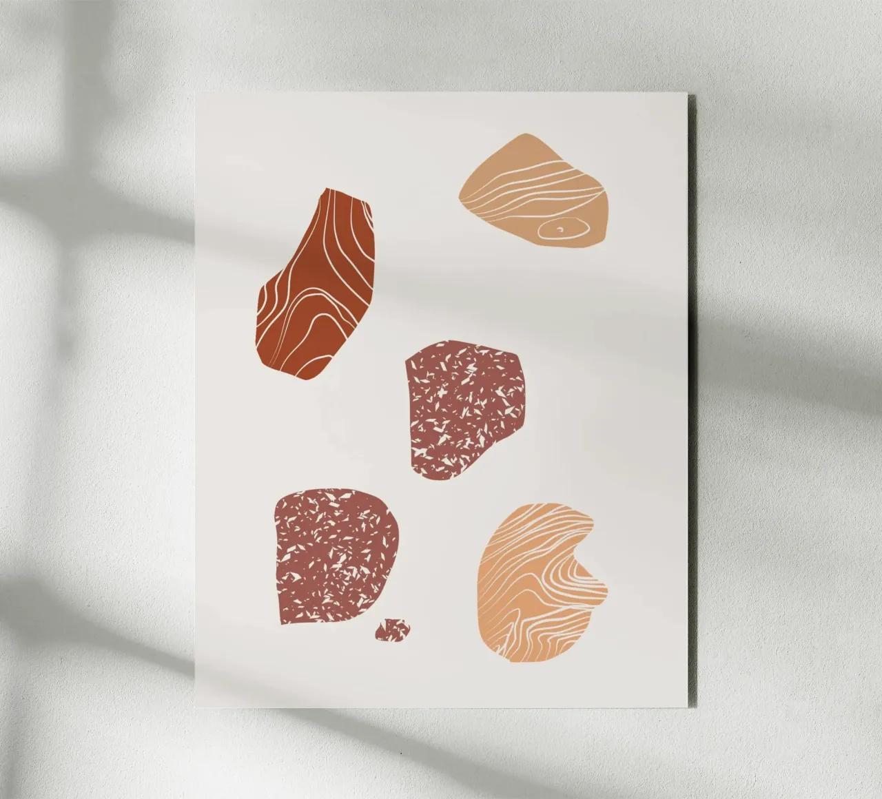 Pebble composition forex plate by Little Dean