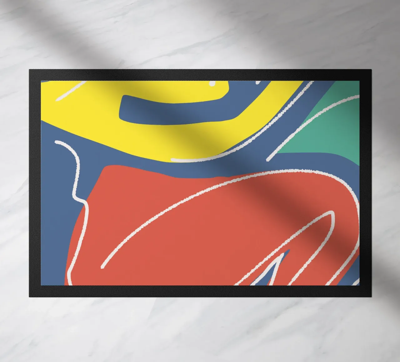 Tri color figurative zerbino da Little Dean