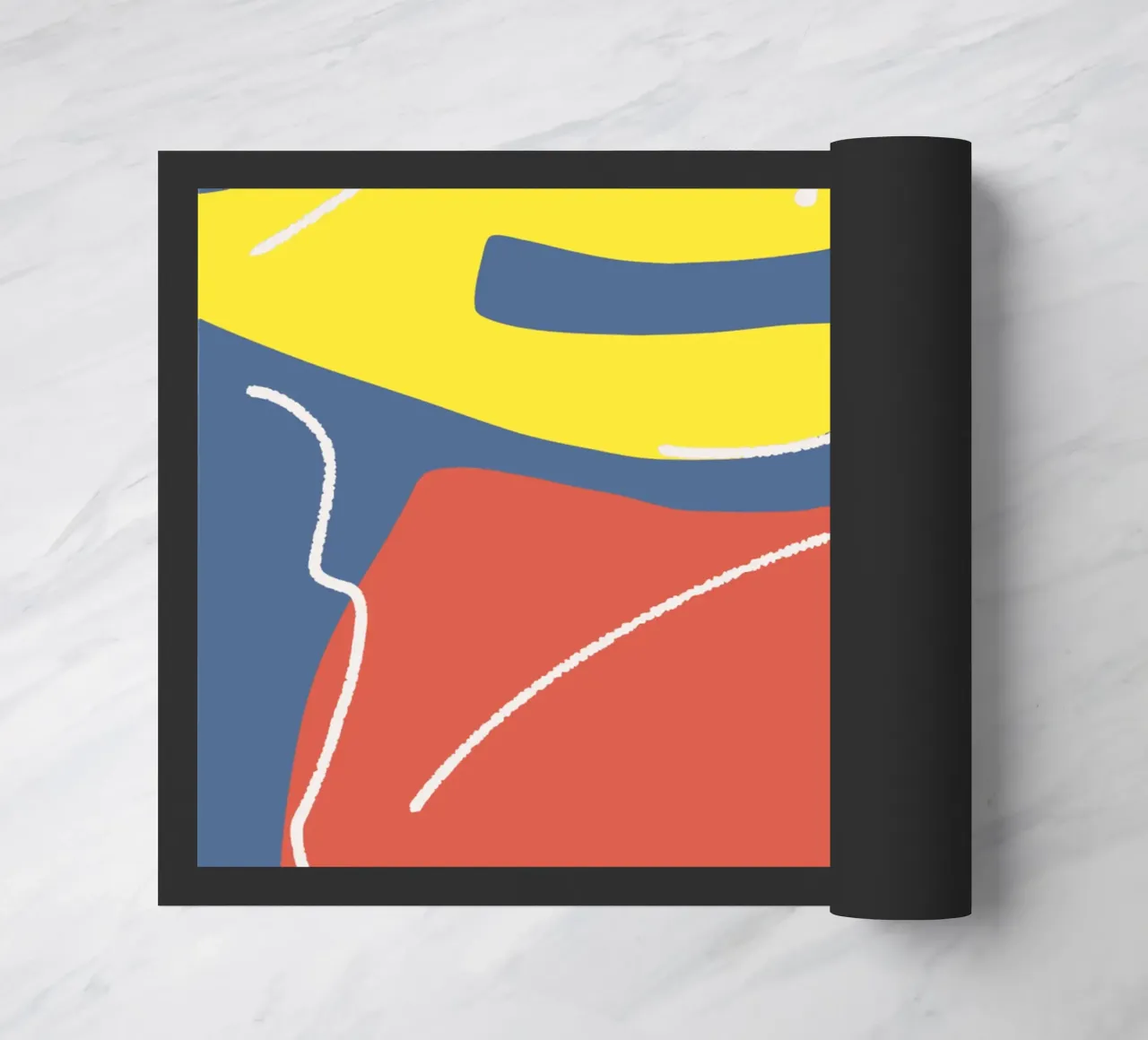 Tri color figurative zerbino da Little Dean