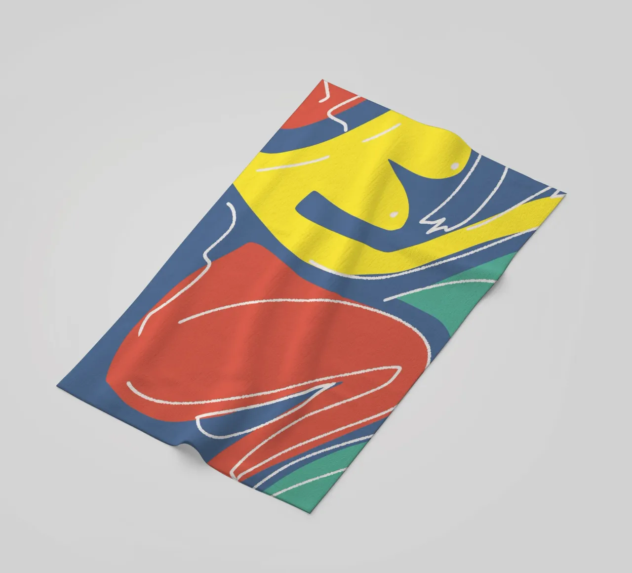 Tri color figurative telo mare da Little Dean