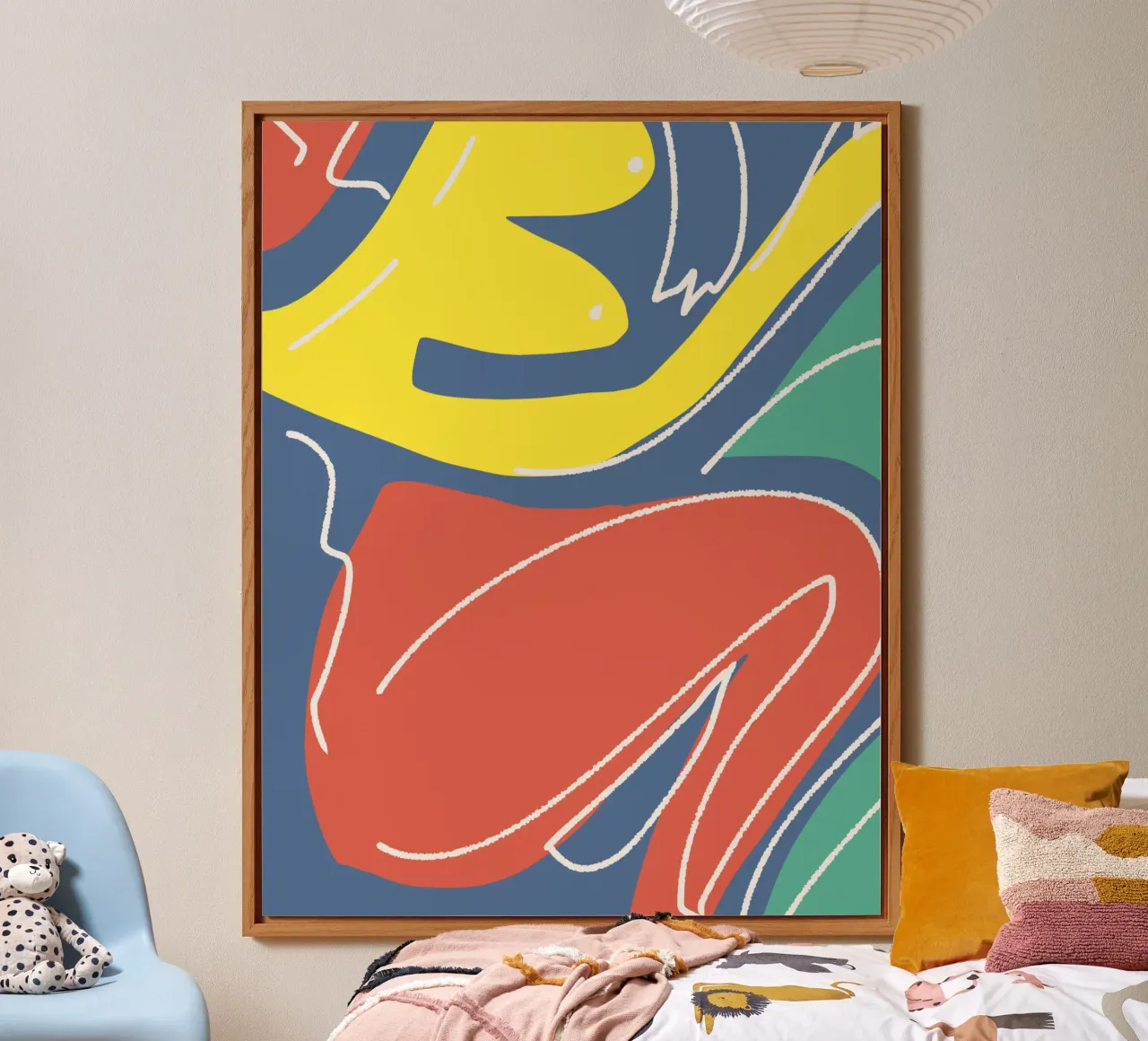 Tri color figurative alluminio dibond da Little Dean
