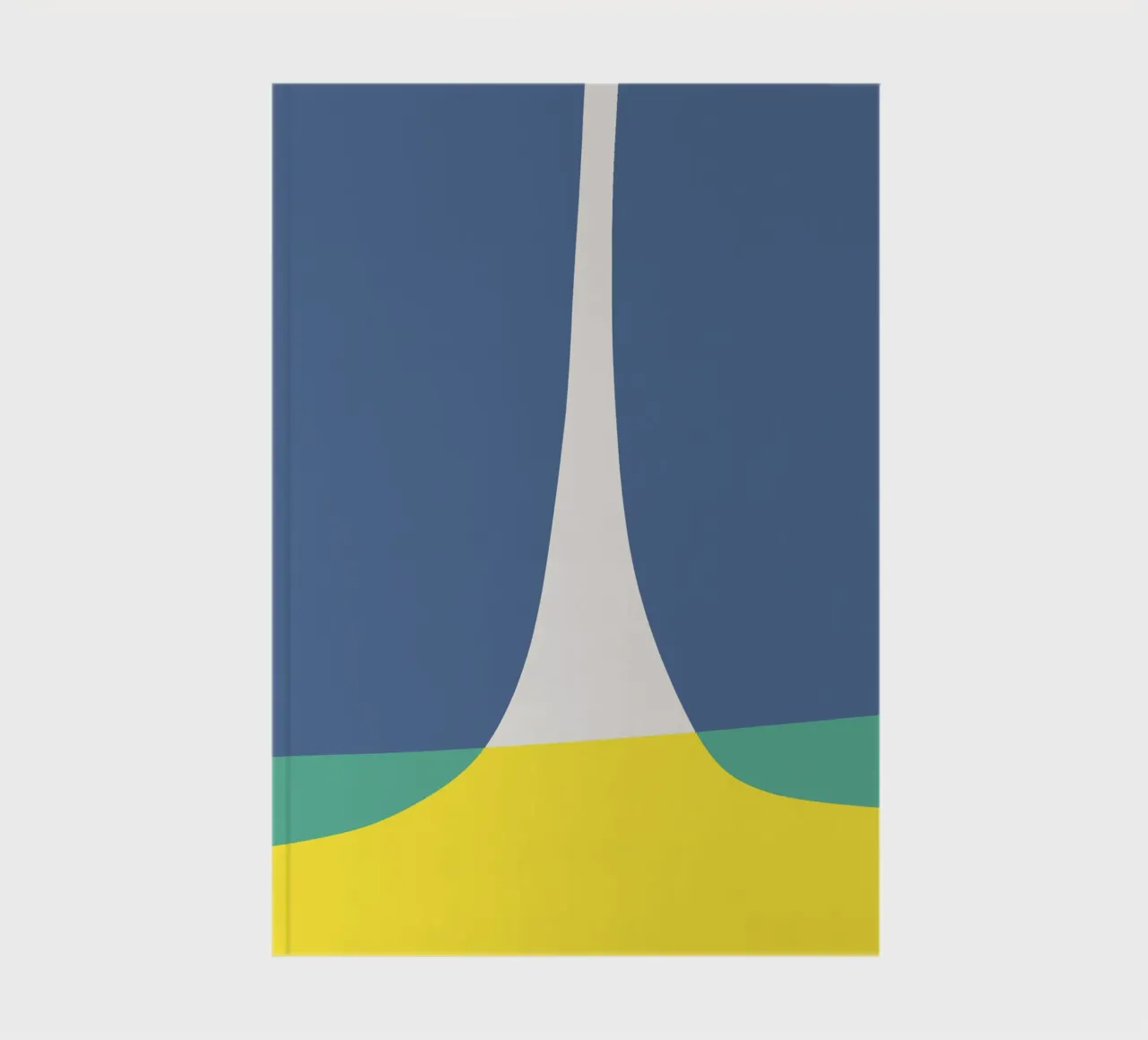 Le bleu et le jaune passent au vert carnet de notes de Little Dean
