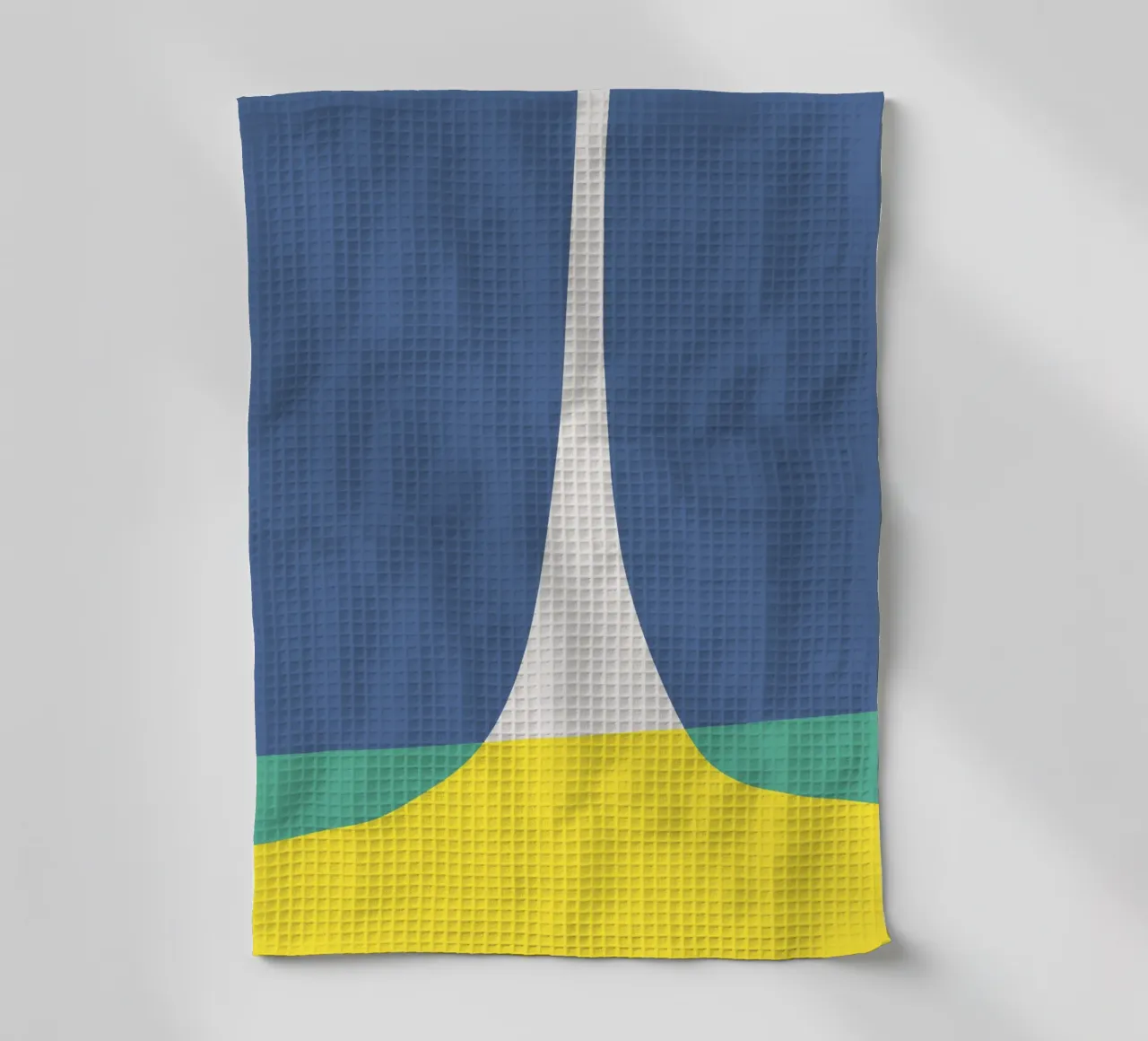 Le bleu et le jaune passent au vert torchon de Little Dean