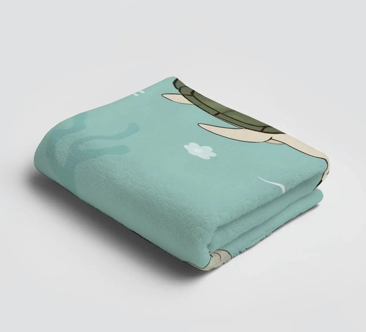 Tartarughe carine in ambiente subacqueo asciugamano da bagno da DesignDoodle