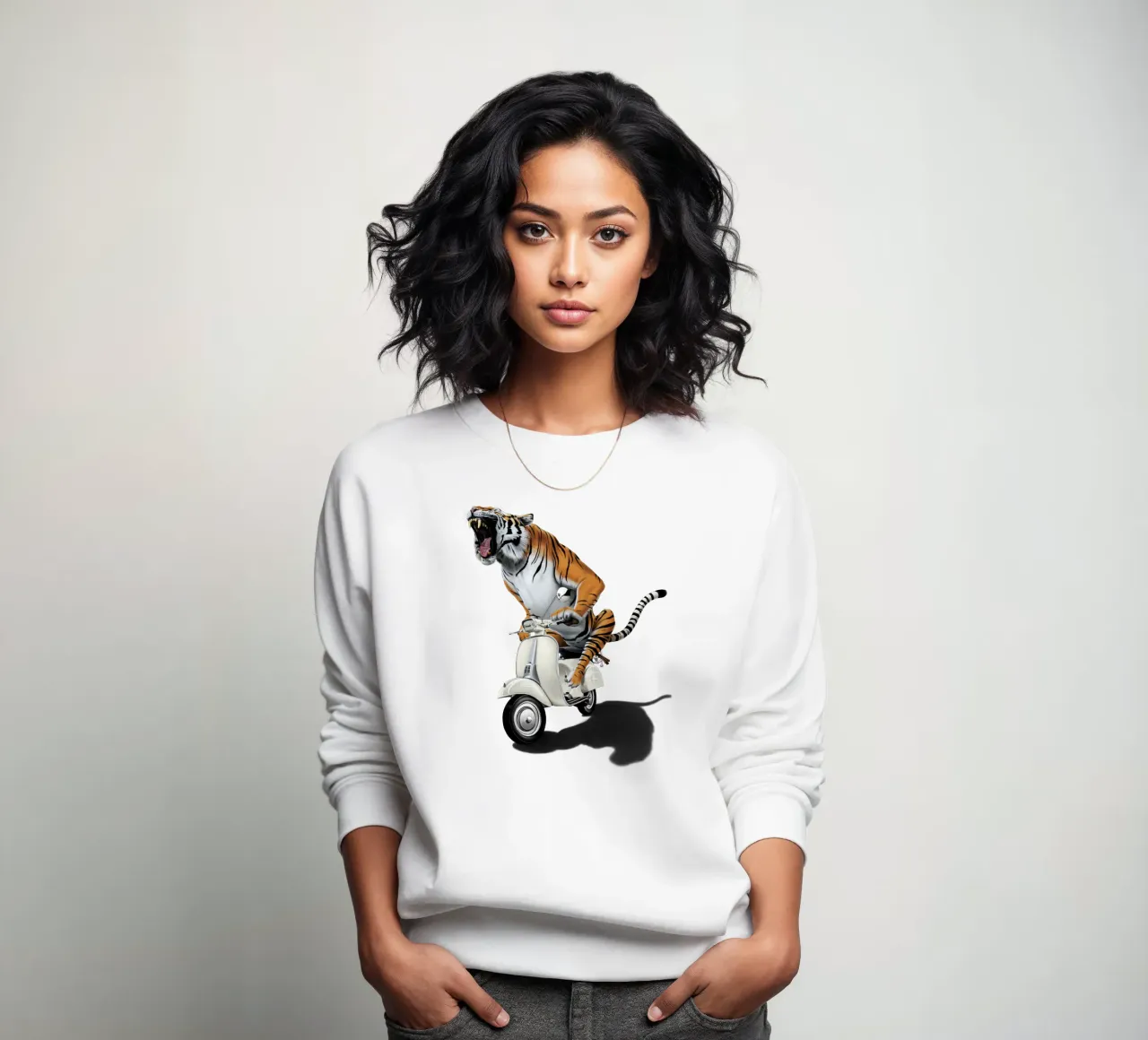 Rooooaaar! (Coloured) felpa da Rob Art | Illustration