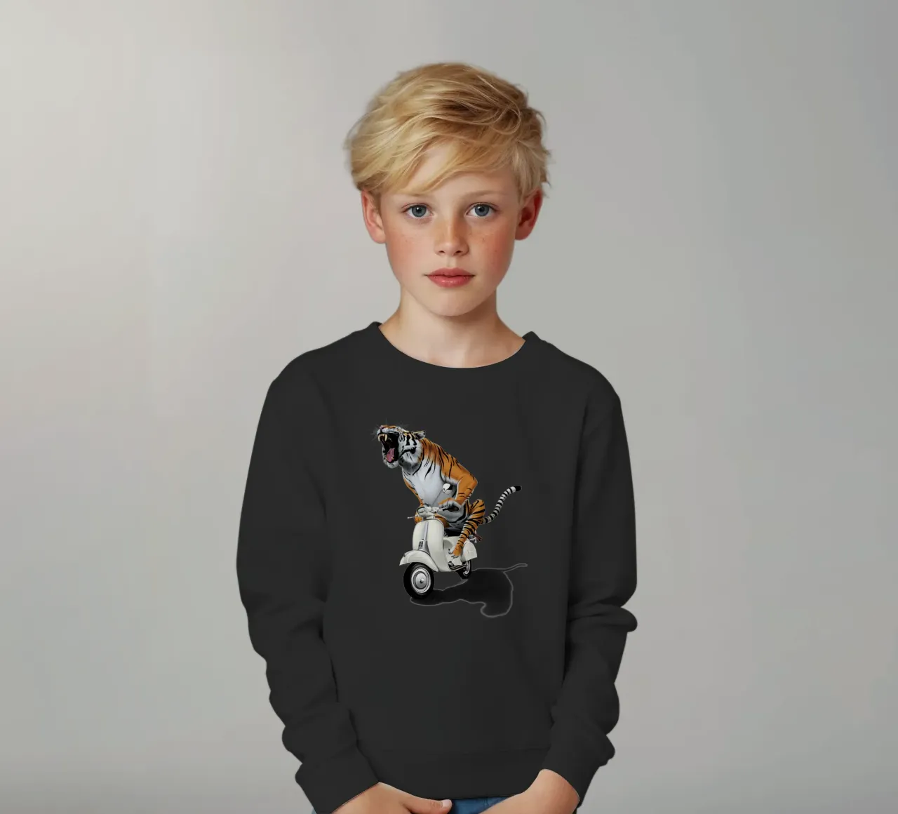 Rooooaaar! (Coloured) felpa bambino da Rob Art | Illustration